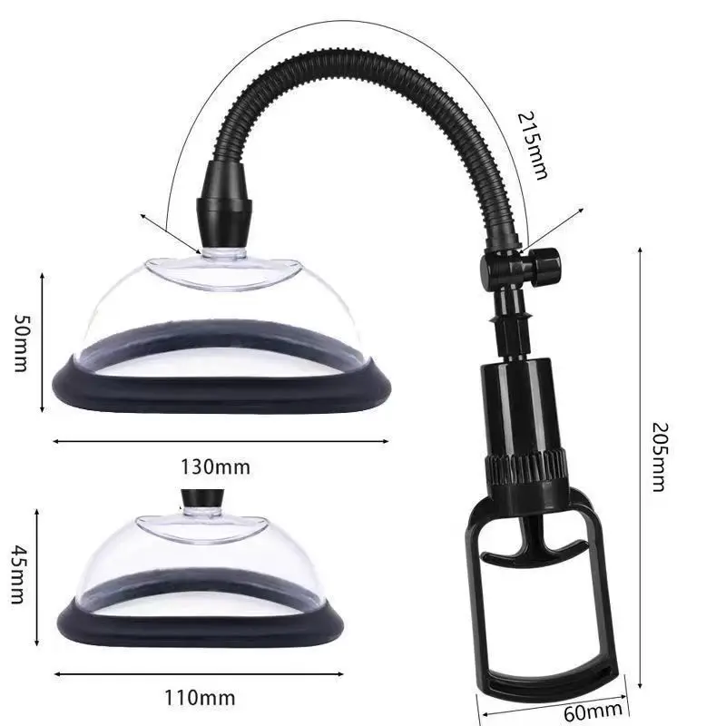 Manual Vaginal Pump Clitoral Vacuum Suction Cup Sex Toys For Women Breast Massager Nipple Stimulator Female Masturbator view 3