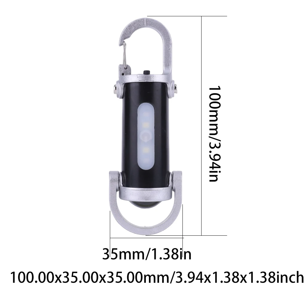 مصباح يدوي صغير جيب مصباح يدوي نوع C قابلة للشحن المحمولة المفاتيح الشعلة EDC المفاتيح مصباح يدوي للطوارئ في الهواء الطلق #4