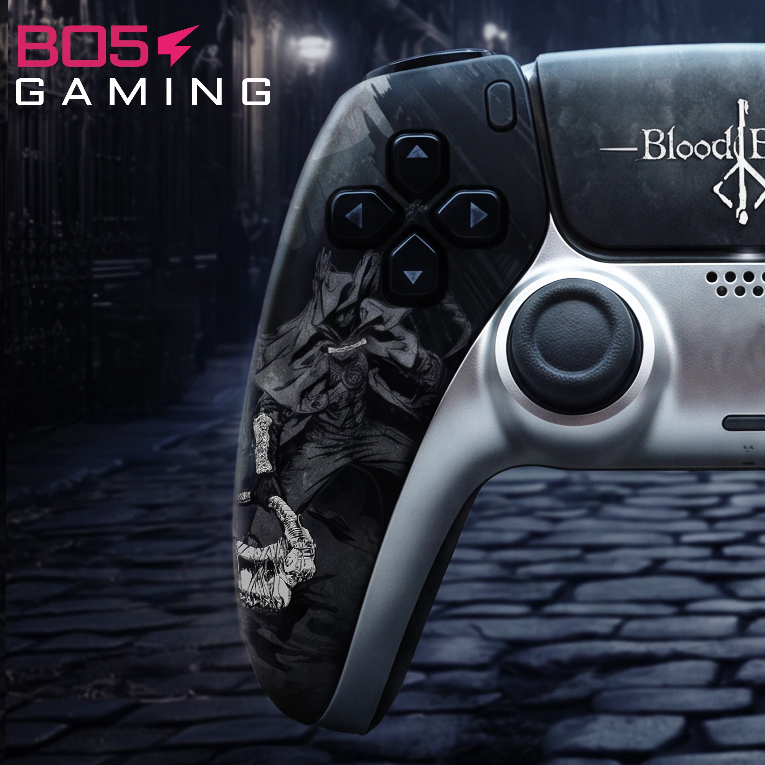 Capa Personalizada Old Hunter para Controle PS5 com Touchpad para DualSense, Substituição para BDM-010 To050