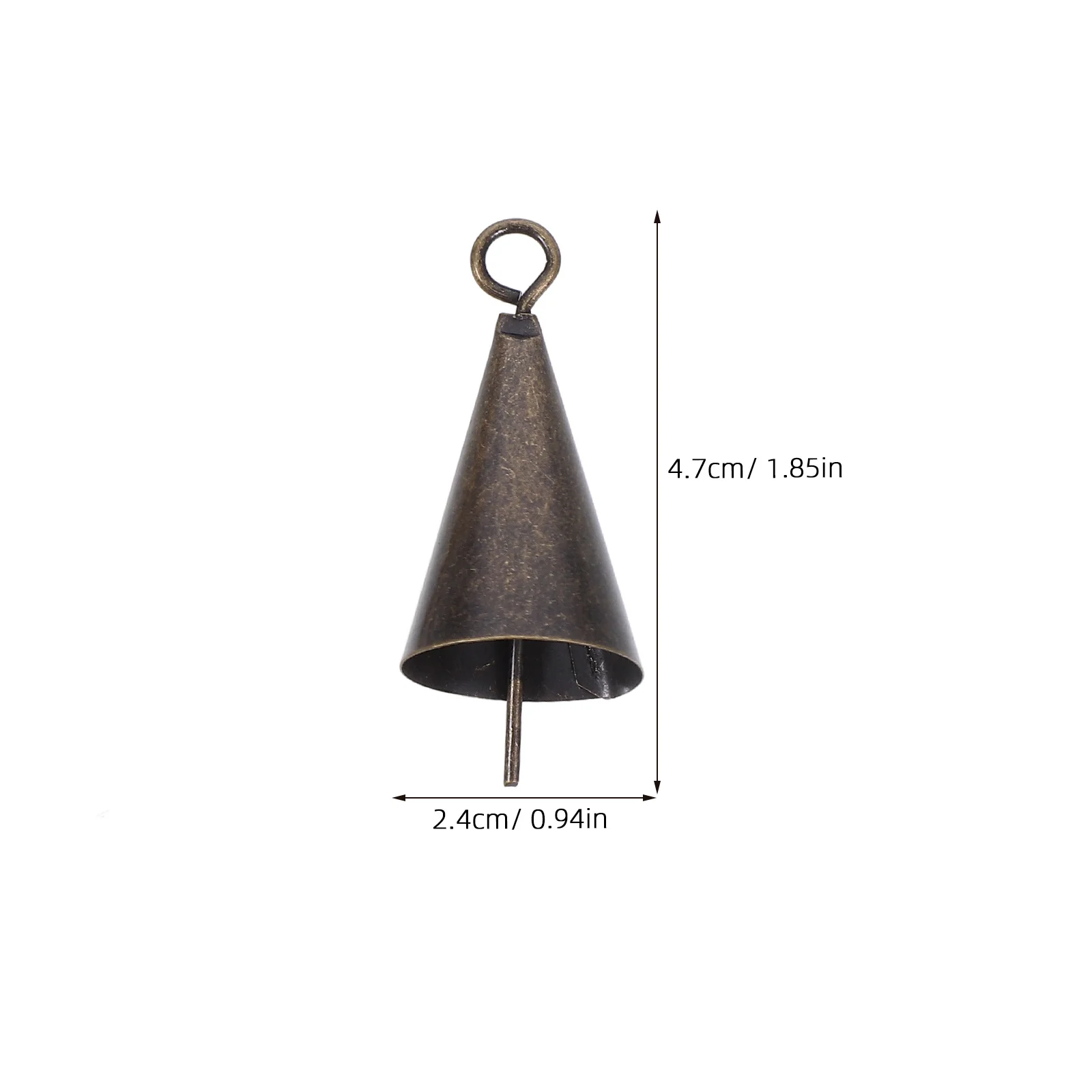 Vintage Style Metal Bell with Natural Jute Rope Perfect for Christmas Tree Hanging Ornament and Door Chime