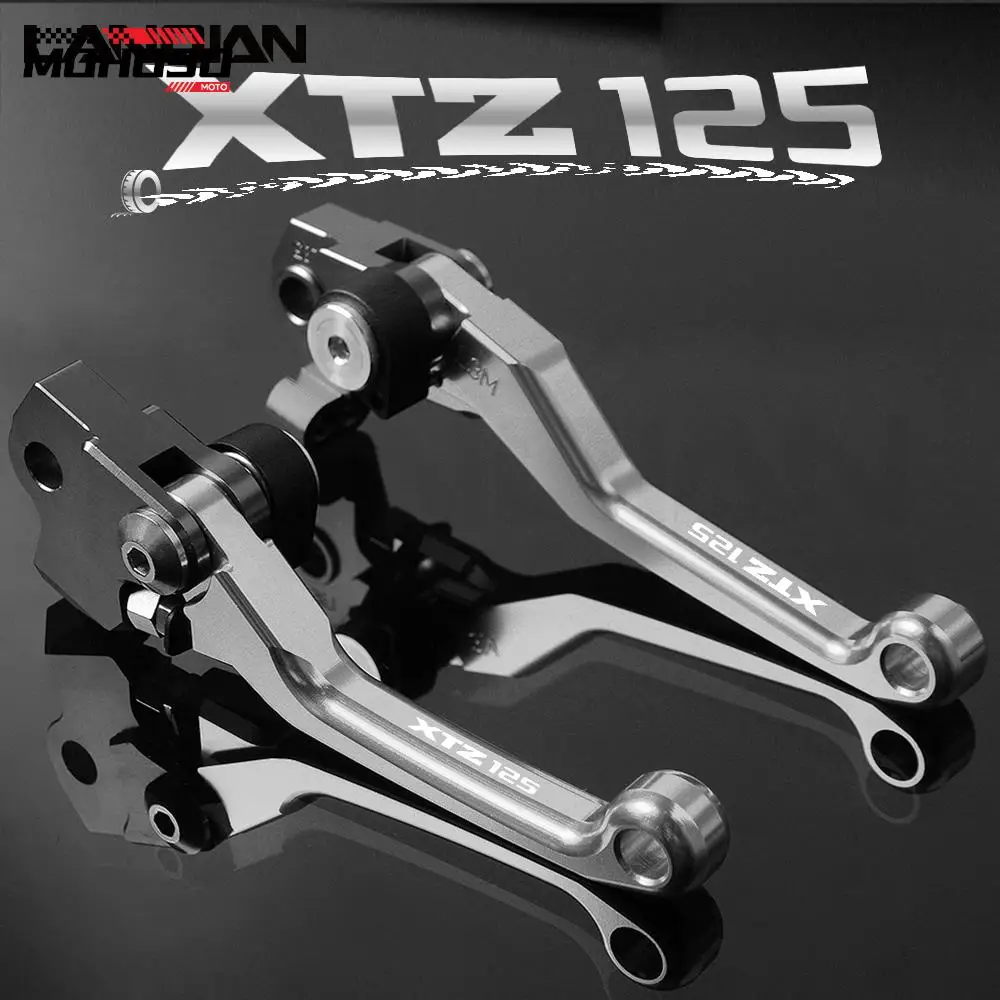 

XTZ125 Brake Clutch Lever Dirt Pit Bike Brake Clutch Levers Grips For Yamaha XTZ125 XTZ 125 2003-2016 2012 2013 2014 2015 Parts