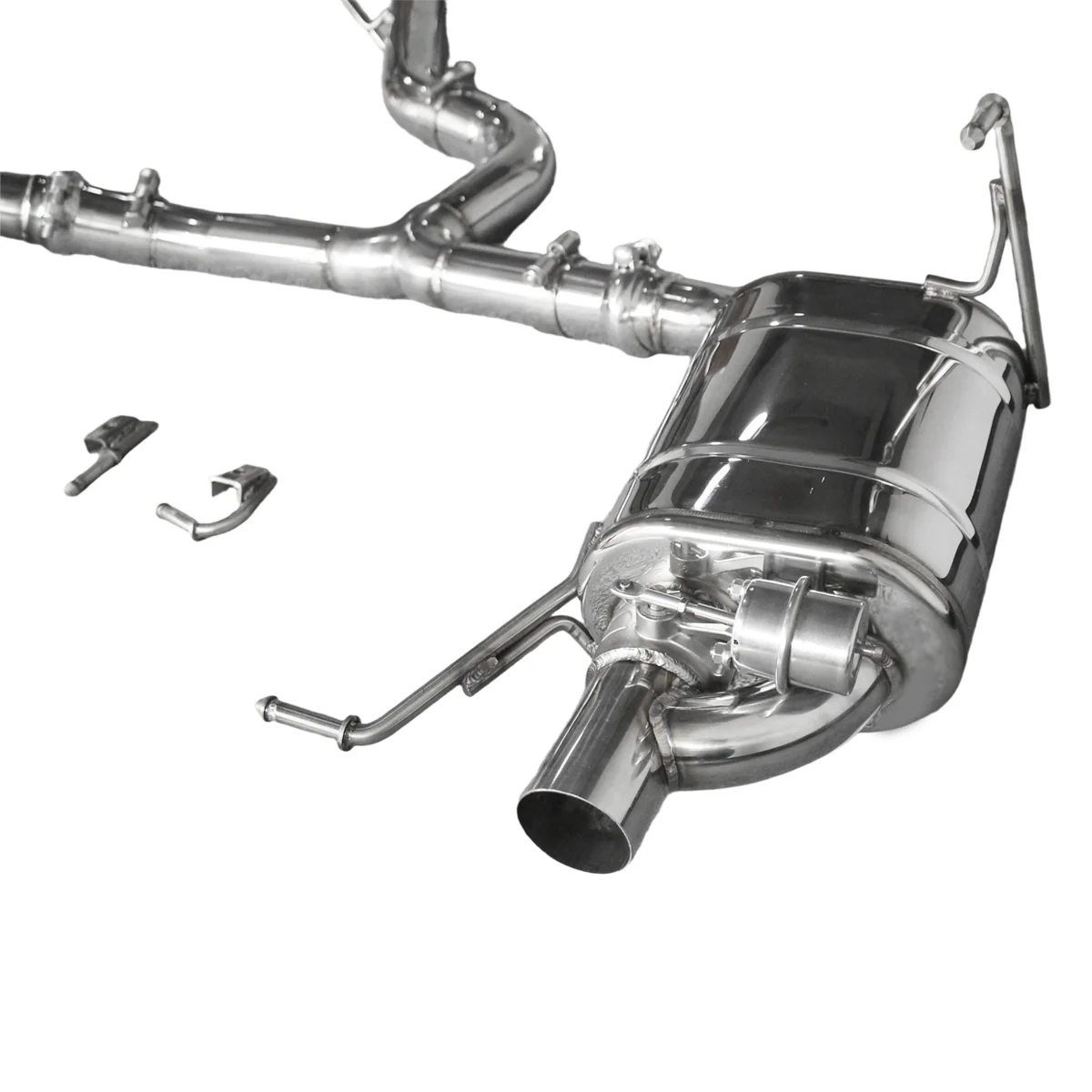 Sport Exhaust System for B6/B7 CC Sedan 2.0T - T304 Stainless Steel, Quad Tips, Direct Bolt-On