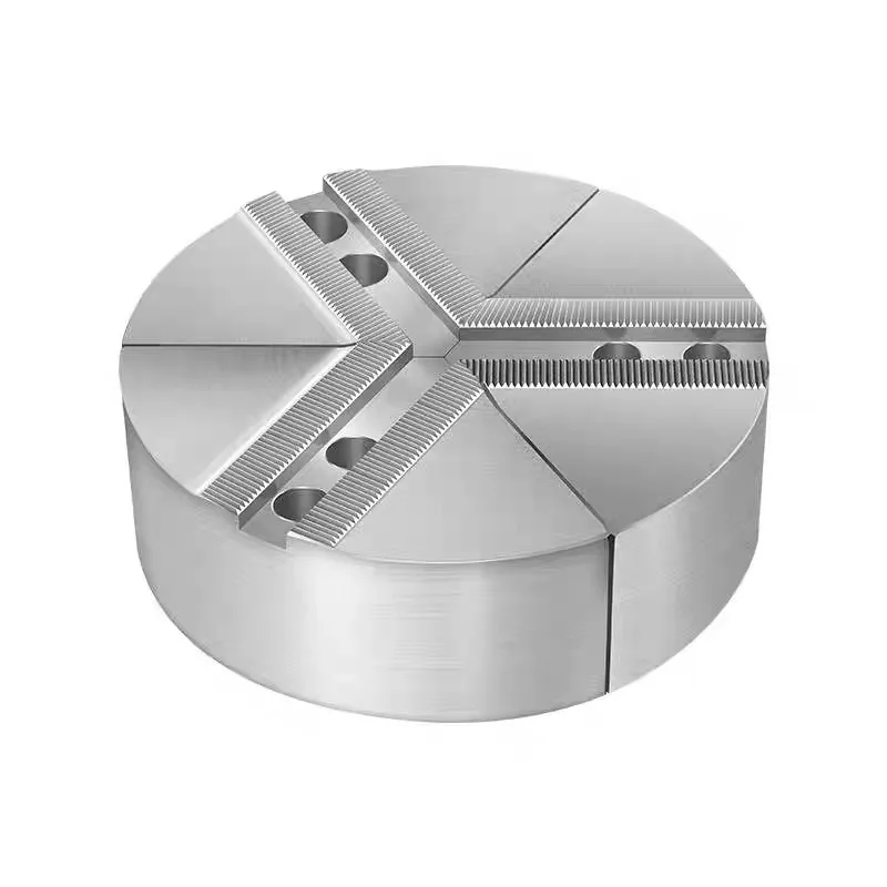 CNC Machine Tool Equipment 4 5 6 8 10 12 15 18 Inches 3 Jaw Lathe Chuck Three-jaw Pneumatic Hollow Chuck With Hard Jaws