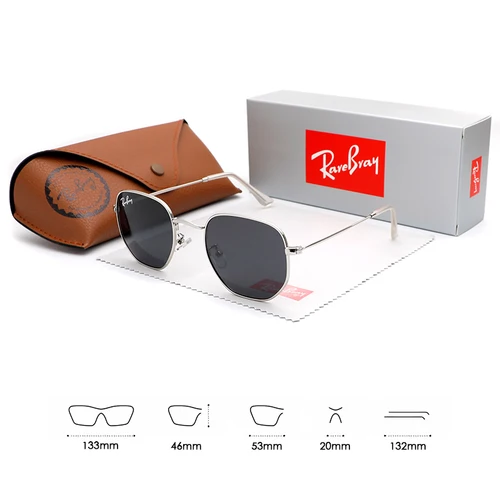 Imagen 2 del producto Gafas de sol polarizadas RareBray, hechas de material inoxidable Gafas de sol ligeras para actividades al aire libre y viajes sin carga