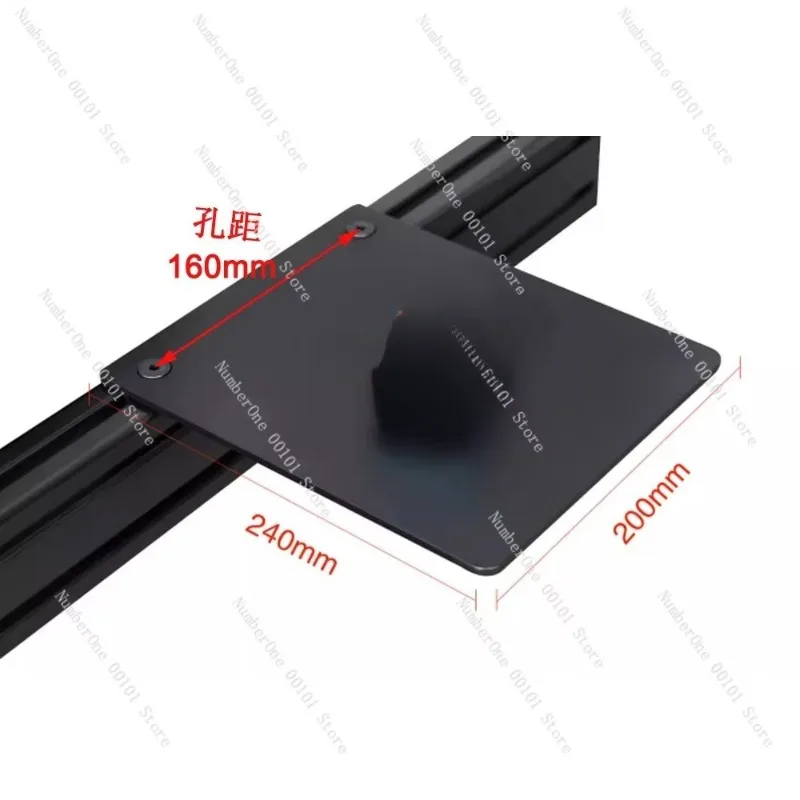 For Office Game Simulation Racing Aluminum Profile Bracket Aluminum Alloy Metal Mouse Tray Storage Mouse Pad