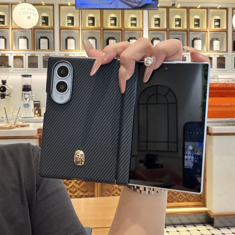 Case for Samsung Galaxy Z Fold 8 Ultra 7 6 5 Z Fold Special W26 Dual axis button Protection PU Leather Mobile Phone Case Cover