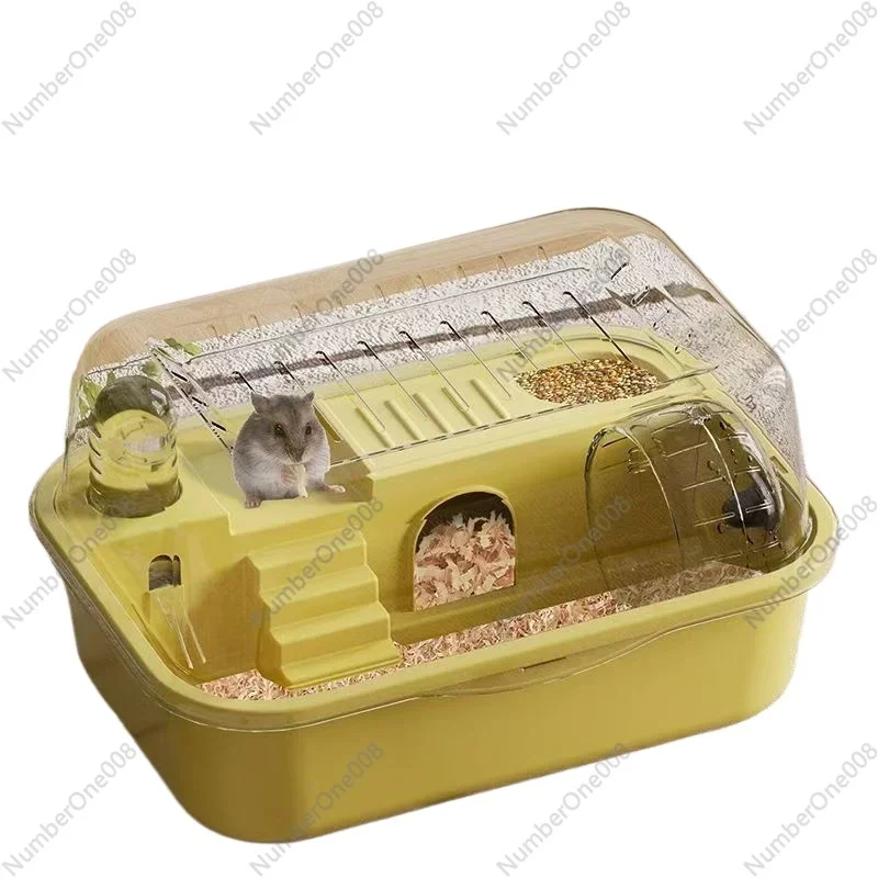 

Тюремнепроницаемый панорамный сейф для хомяка, роскошная большая вилла, ящик для кормления крыс и крыс