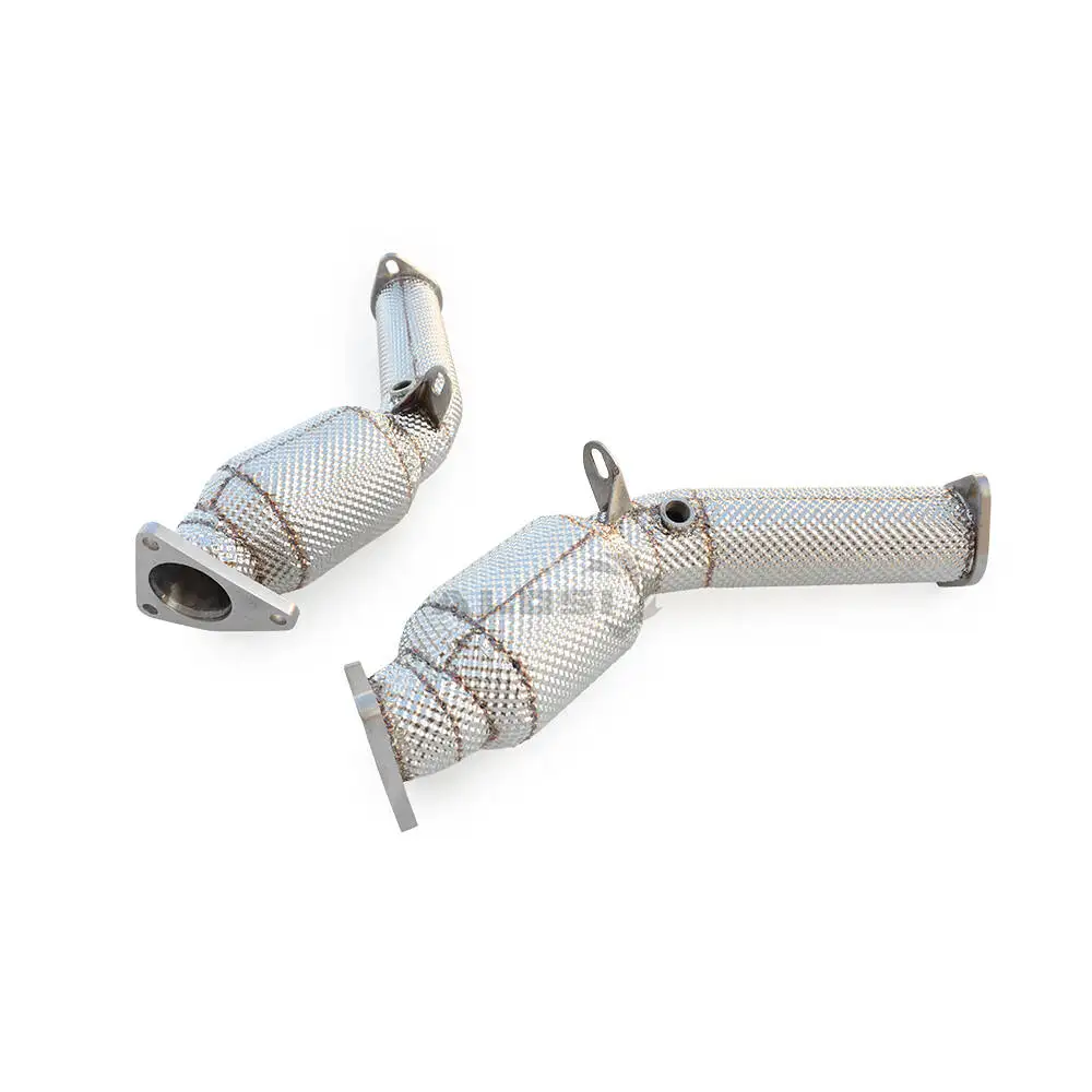 Downpipe Exhaust for Infiniti QX70 3.5 2014-2018 High Performance Exhaust Pipe Power Retrofit Upgrade Auto Parts