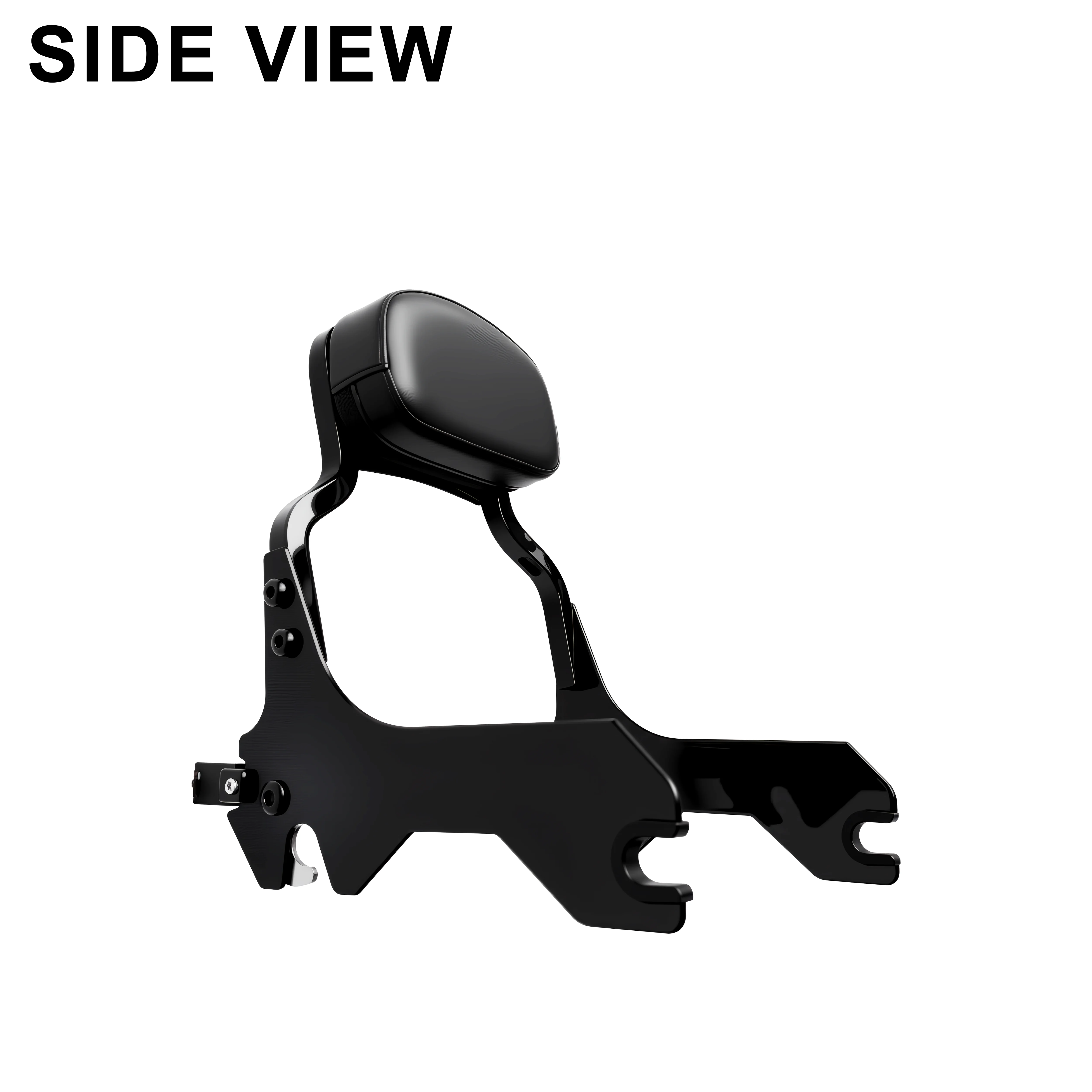 Quick Release Club Style Mini Low Profile Sissy Bar with Docking Kit for Harley 2018-later FLDE FLHC FLHCS FLSL FXBB FXST