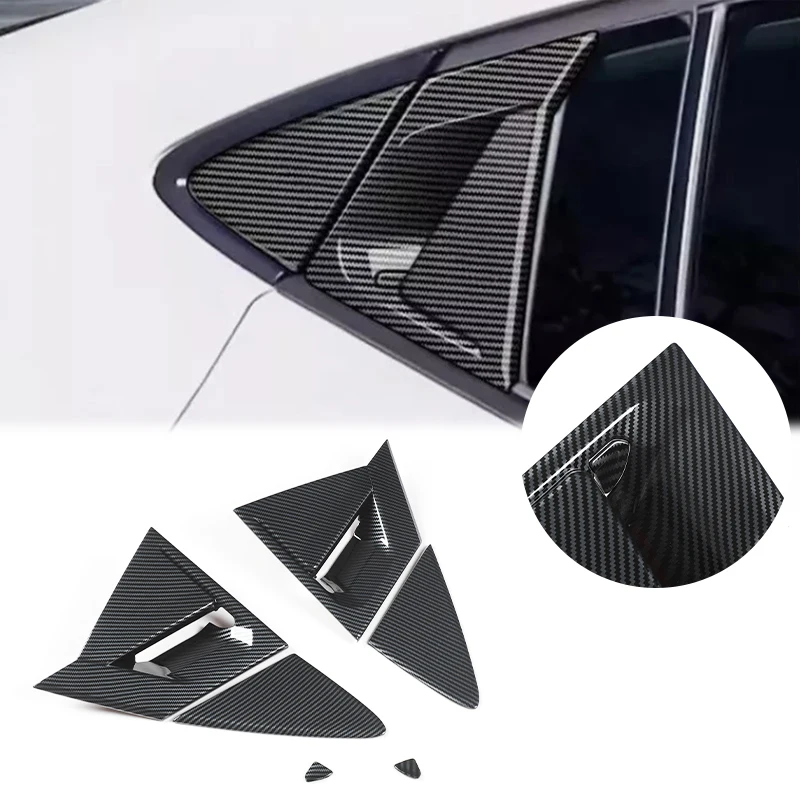 

For Toyota Prius 60 Series 2023+ ABS carbon fiber car rear door handle decorative sticker car exterior accessories