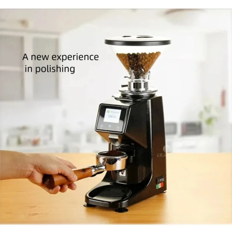 220 Italian Dosing Coffee Grinder, Coffee Bean Grinder, Ful Autoatic & Coercial Powder ill with Parall