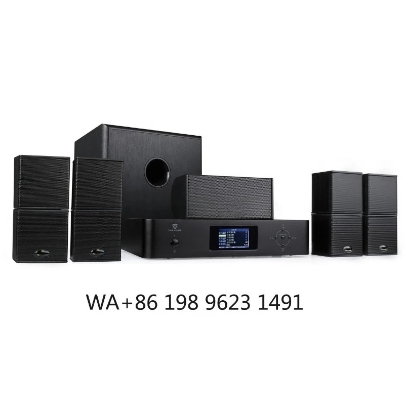 Dolby 5.1 Home Theater System with Amplifier Subwoofer Center Speaker and 4 Surround Sound Speakers Premium Home Entertainment