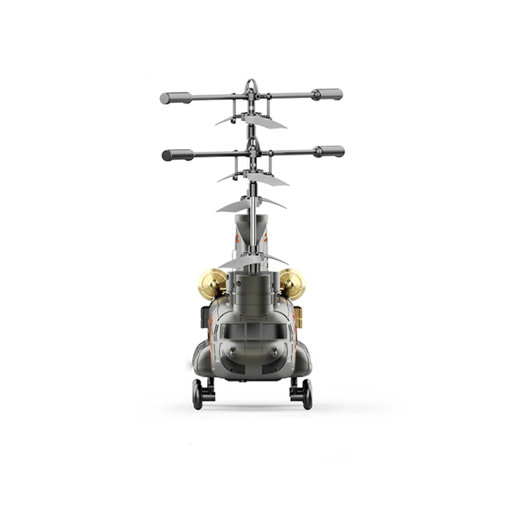 

9IMOD RC Helicopter XK5 Chinook Remote Control Aircraft 3.5CH 2.4G Smart Height Setting Simulation Four-Rotor Fighter Children