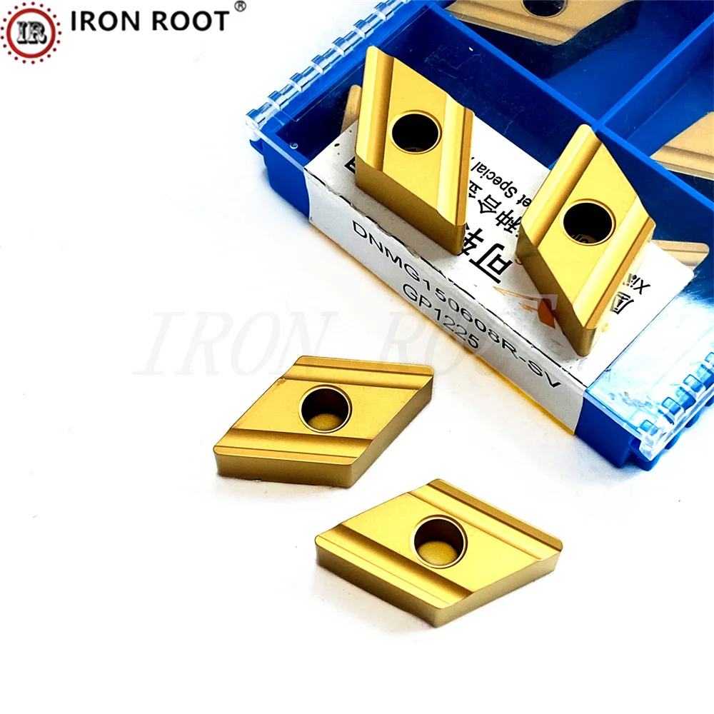 Imagem -02 - Torneamento do Torno do Metal do Cnc Indexável para Mdjnr l Inserção do Carboneto 100 Autêntico Dnmg150604r150608r150612r-sv Gp1225