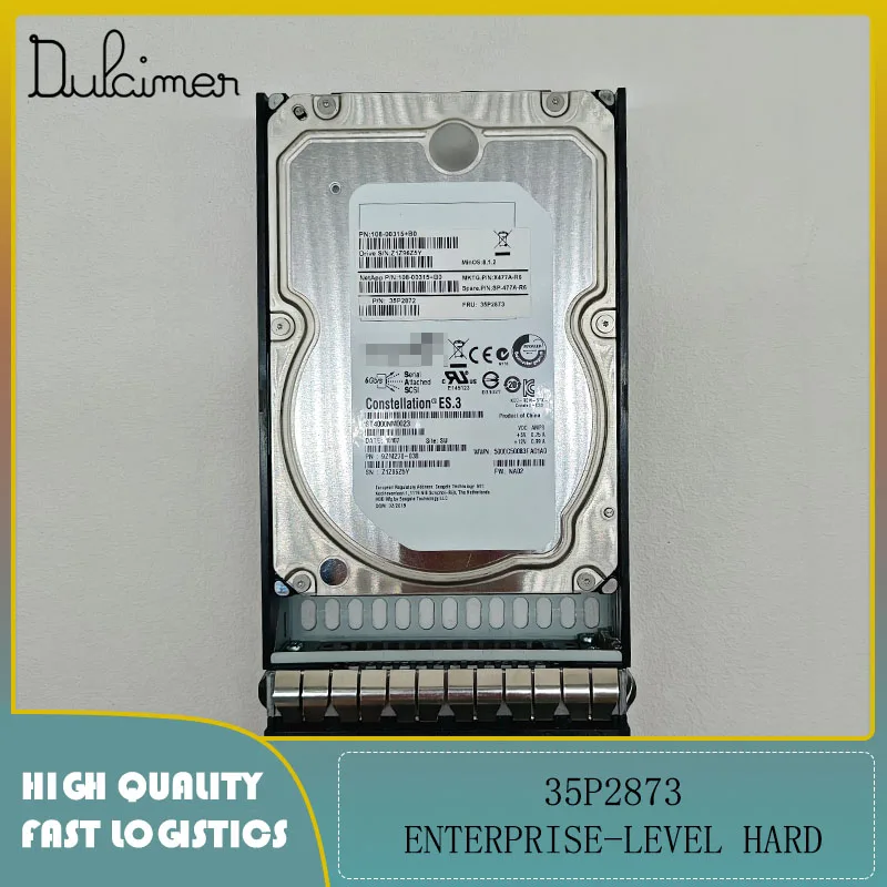 

Server hard drive 35P2873 ST4000NM0023 4TB 7.2K SAS Original Second-hand