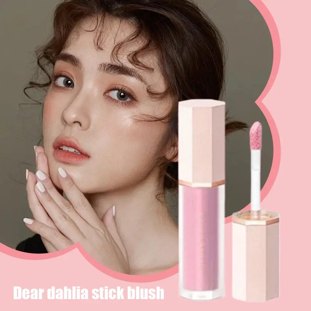 Dear Dahlia Blush Velvet Liquid Blush on Long-Lasting Hydrating Gloss Lip & Cheek 3 Colors for Choose Facial Makeup