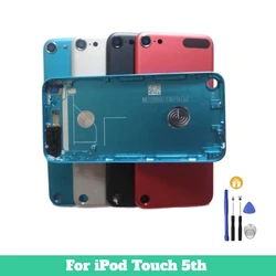 Stainless Steel Metal Back Housing Cover Case Repair Replacement for iPod Touch 5th Gen 32GB/64GB,Silver,Black,Blue,Red