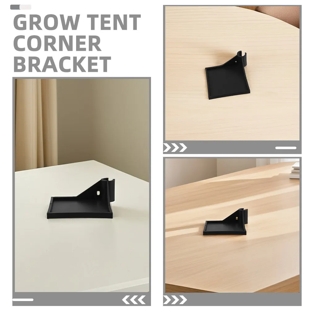 Grow Tent Corner Bracket Heavy Duty Stable Mount Camera Holder Pole Shelf for Grow Room Planting Equipment Tent Support