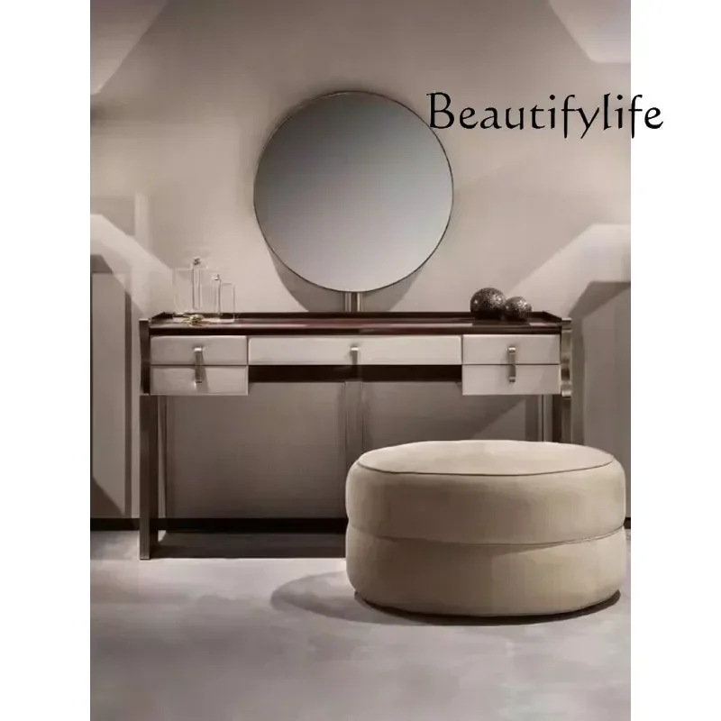 

N Italian light luxury dresser model house villa high-end bedroom modern simple makeup table