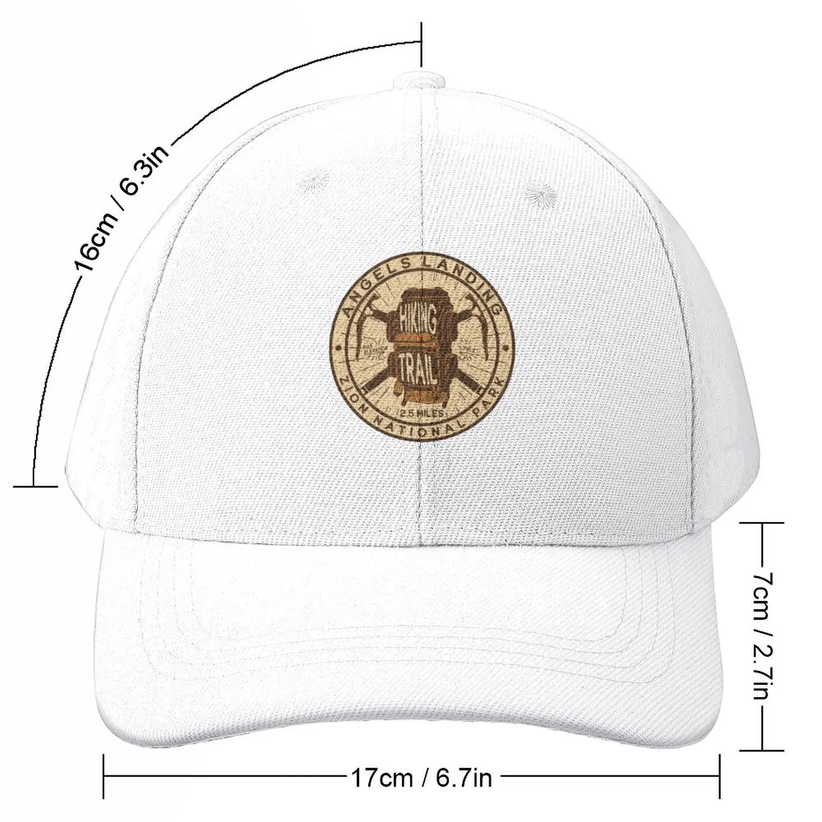 Gorra de béisbol de Angels Landing para hombres y mujeres, gorra de béisbol de Parque Nacional Zion, visera térmica, salida de playa