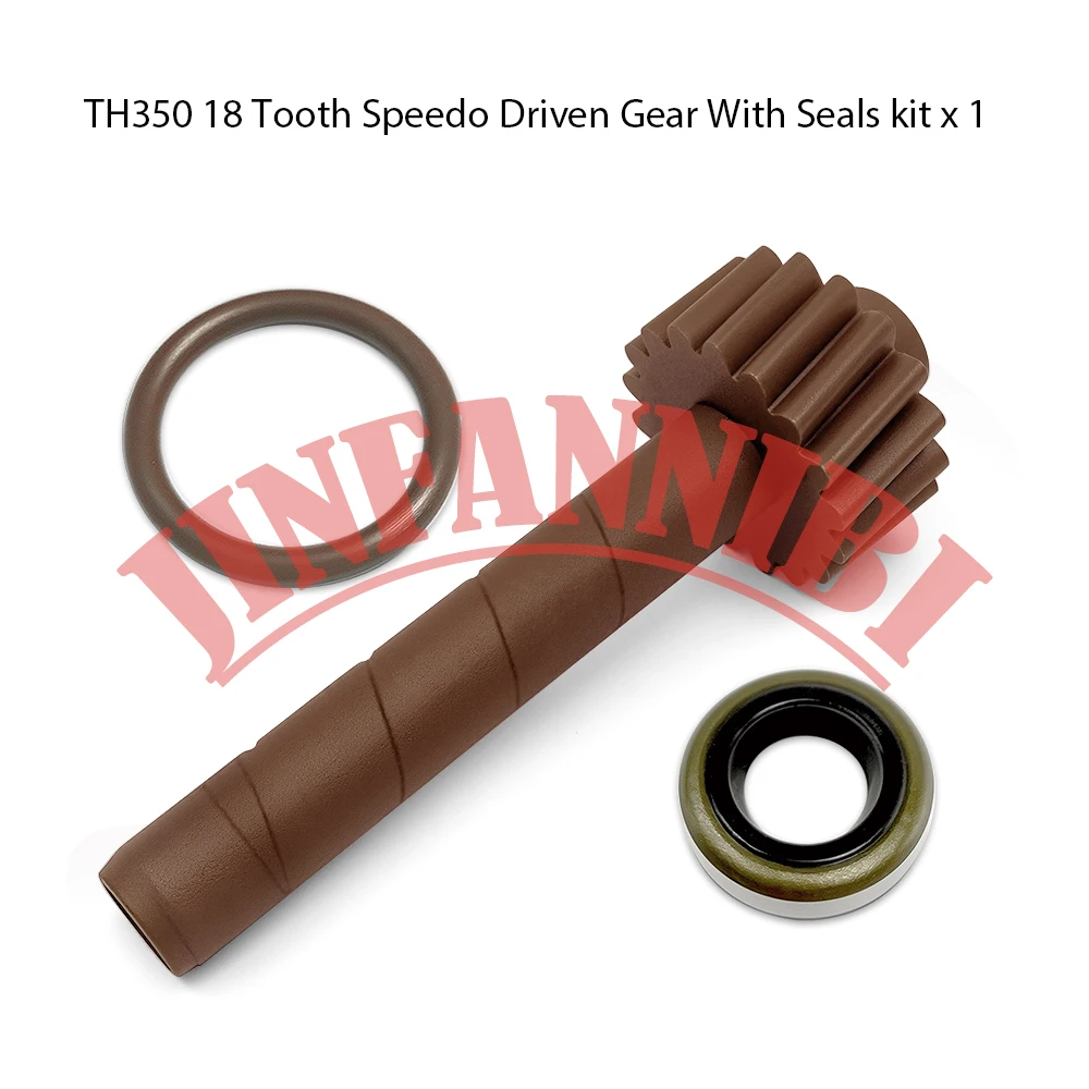 18 Tooth Speedo Driven Gear & Seals Kit Set for GM TH350 Turbo 350 Speedometer
