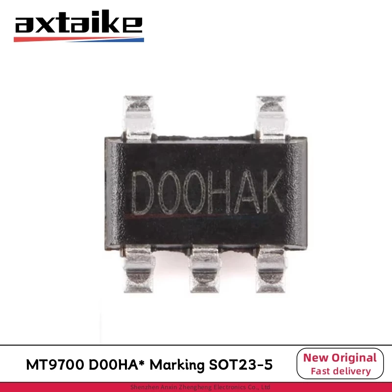 20PCS MT9700 SOT23-5 D00HA* Marking 80mΩ Adjustable Fsat Response Current Limited Power Distribution Switch IC