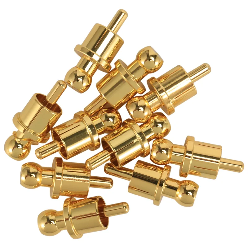 

10Pcs Gold Plated RCA Plug Cap Short-Circuit Socket, Phono Connector RCA Shielding Jack Socket Protect Cover Caps