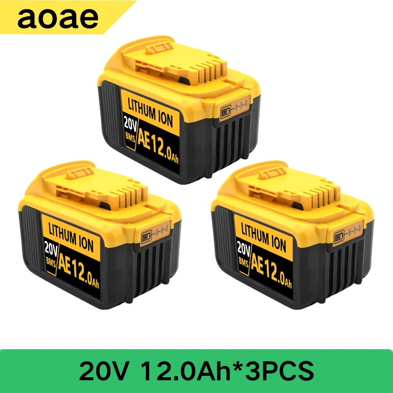 Для Dewalt 20 В 3,0-9,0 мАч аккумуляторная батарея DCB203 DC B204 DCB205 DCB206 DCB118 DCB1418 DCB140 DCB183 DCB200