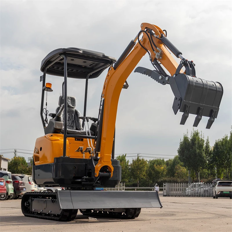 Mini Excavator Agricultural Compact Excavator Three-Cylinder Water-Cooled Engine Landscaping, Farming, Earthmoving, (Customized)