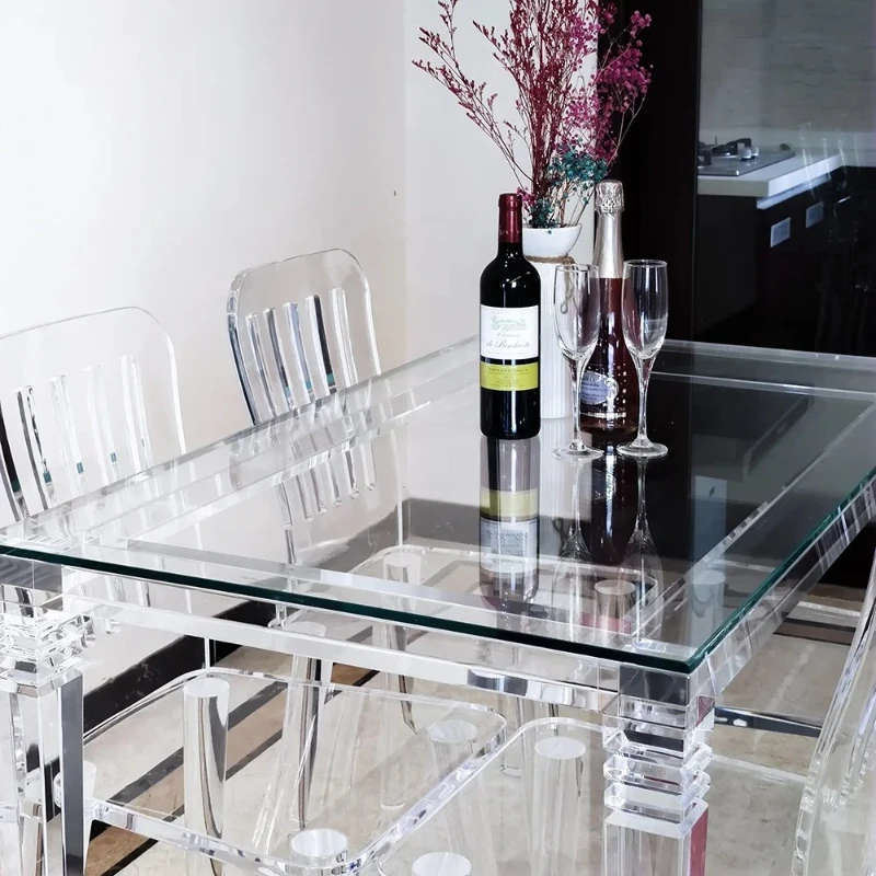 Modern Living Room Furniture Acrylic Event Table Acrylic Table Party For Weddings