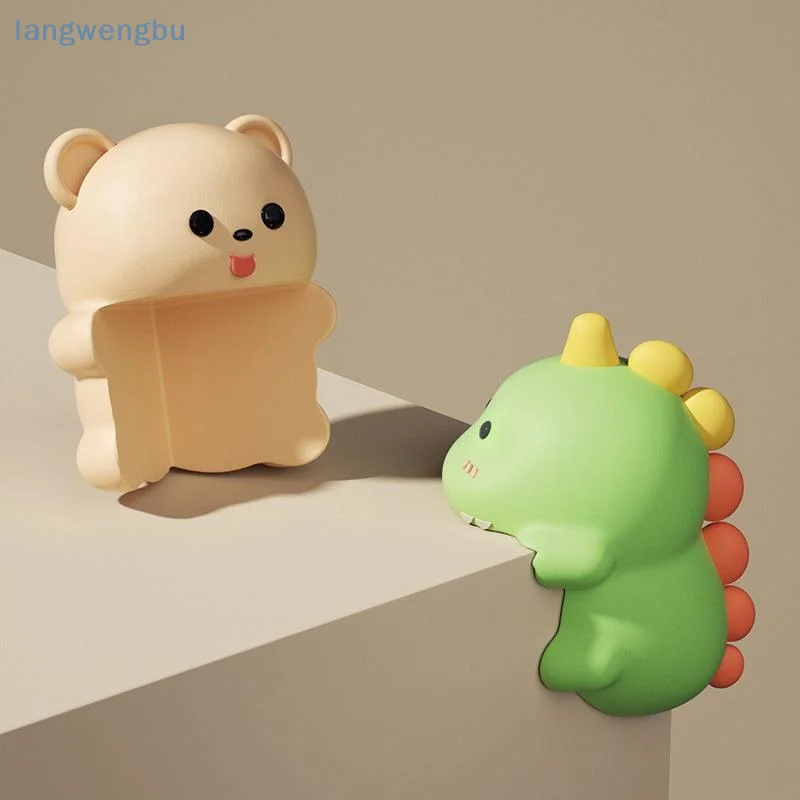 2Pcs Cute Cartoon Children PVC Soft Anti-collision Angle Safety Protection Corner Table Paste Sets Of Baby Safety Protection view 2