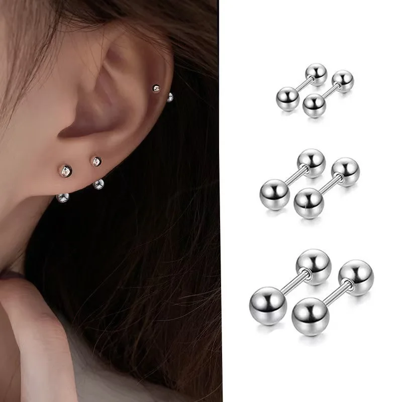 16G Internally Threaded Titanium Straight Barbell Body Piercing Jewelry for Sensitive Ears Lip Nipple Tongue Rings
