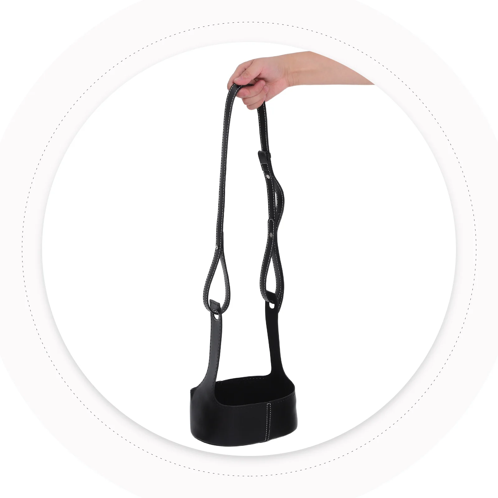 

1Set Knitting Bucket Bag Kit with Drawstring DIY Craft Purse Making Set Women's Lightweight Crossbody Handbag for Shopping