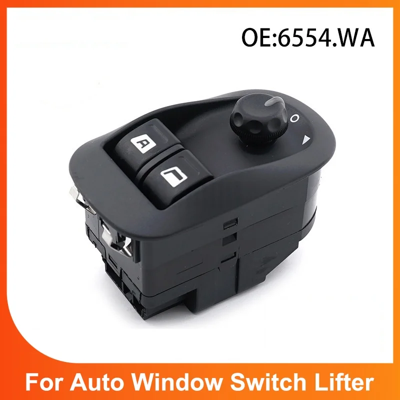 6554.WA For Peugeot 206 2002 - 2015 2016 Electric Power Window Switch Master Button Control Windows Mirror Switch