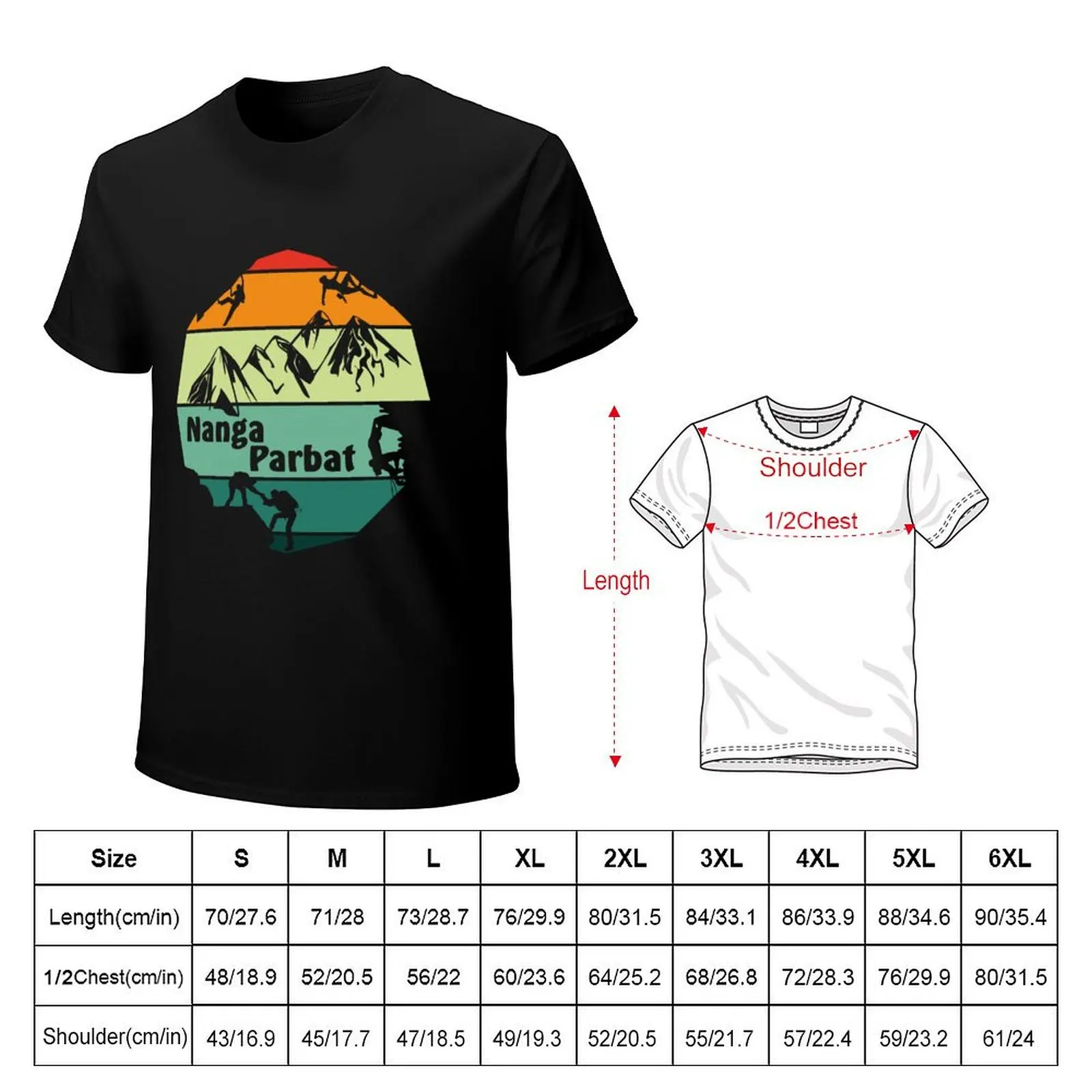 Nanga Parbat T-Shirt vintage clothes customs animal prinfor boys mens white t shirts