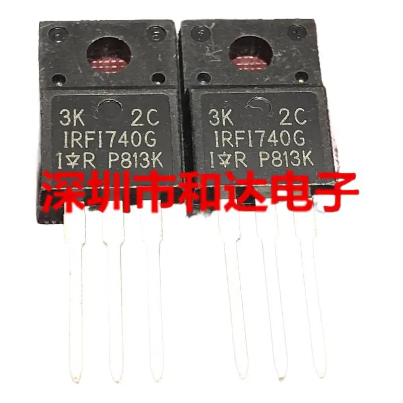 5pcs  IRFI740G  TO-220F 400V 5.4A