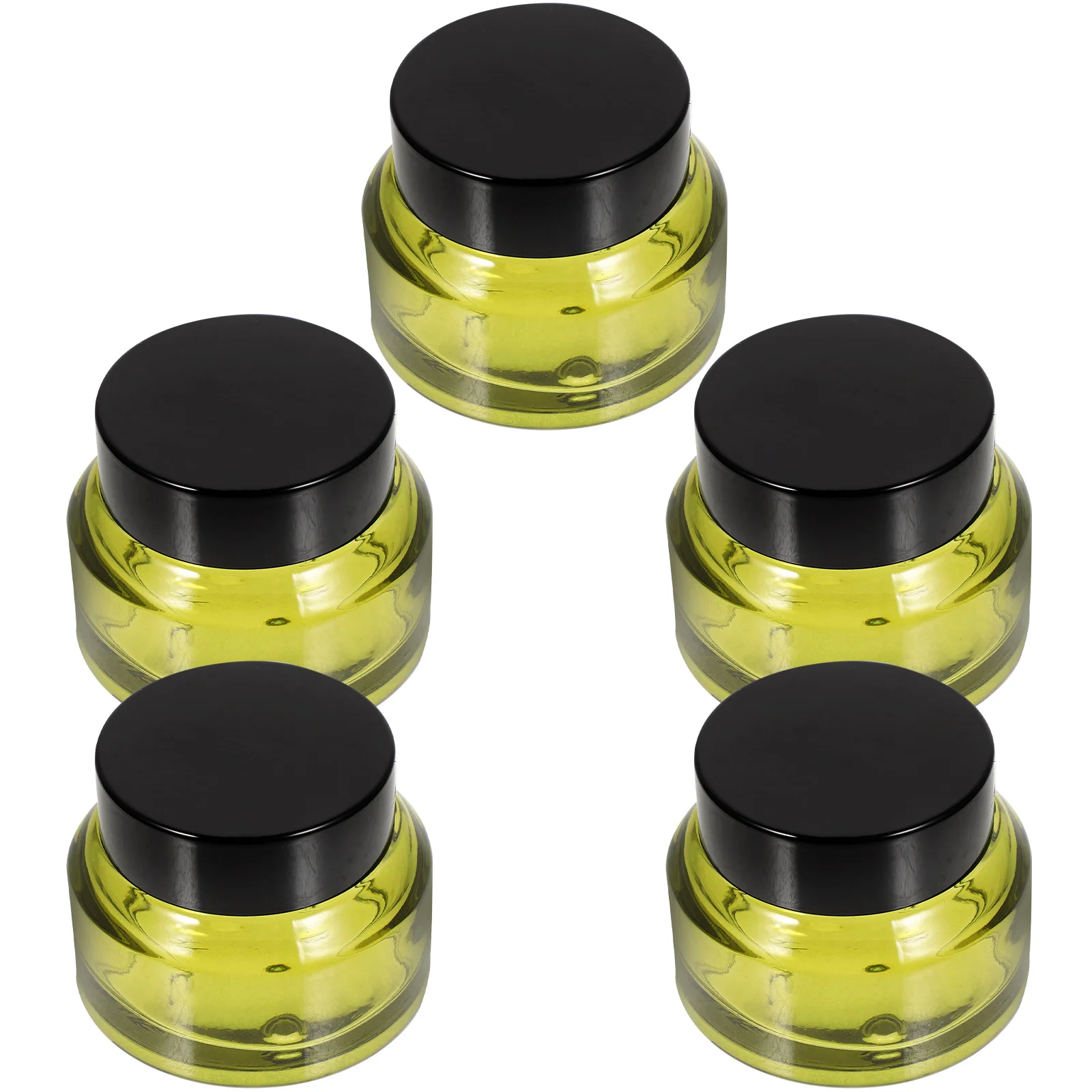 5 قطعة 15 جرام كريم الجرار إعادة الملء الحاويات للسفر مستلزمات التجميل المحمولة صغيرة تخزين الجرار لبلسم الشفاه بريق الأحجار الكريمة #2