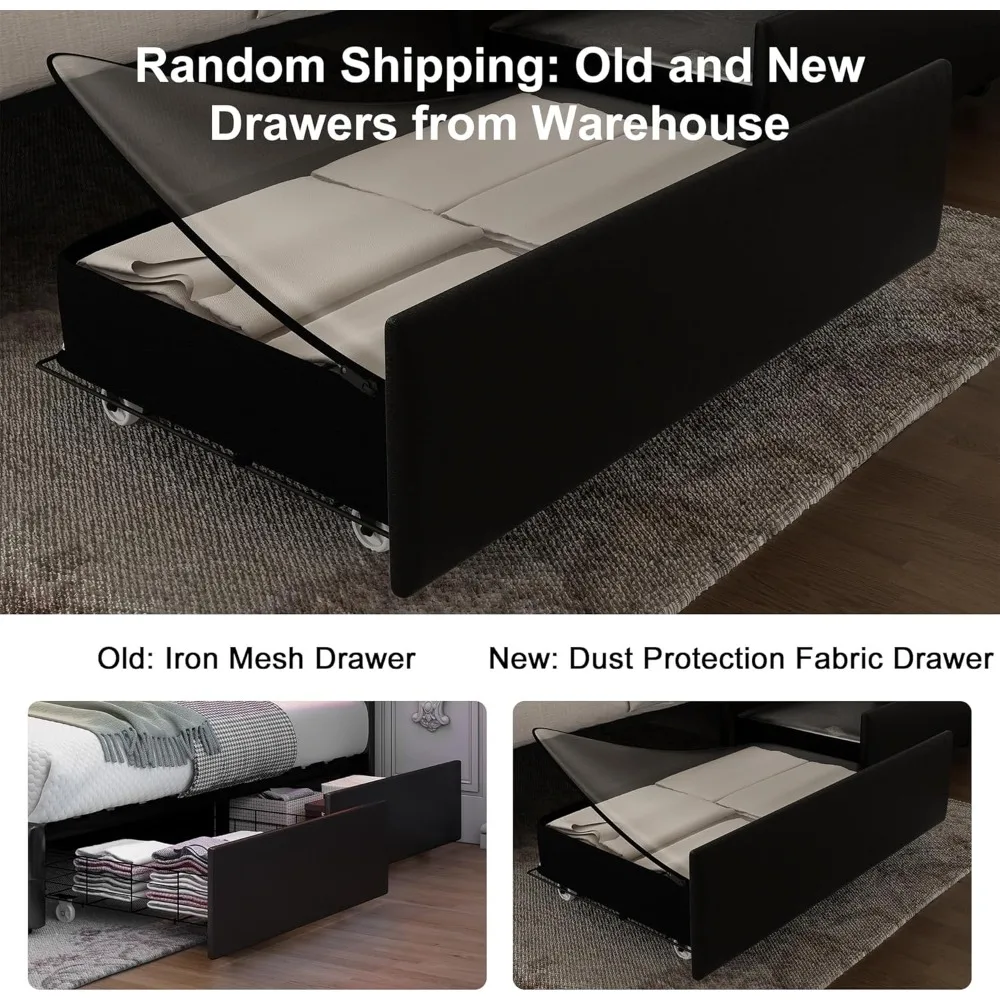 King LED Storage Bed 4