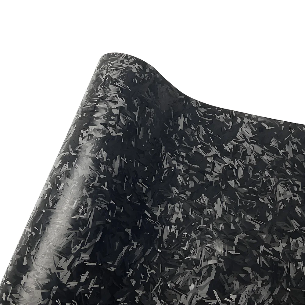 Schwarze Carbonfaser-Aufkleber, selbstklebendes Vinyl, kosmische Verpackung, Auto-Motorrad-Modifikationsfolie, Luftblase, frei geschmiedete Carbonfolie – Detail 9
