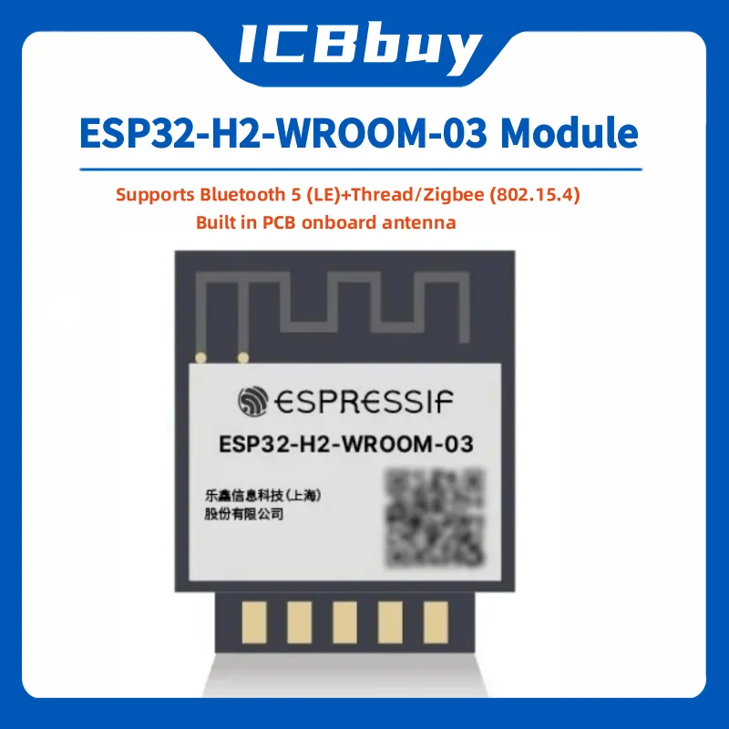 Espressif Systems ESP32-H2 ESP32-H2-WROOM-03 Module Thread/Zigbee/BLE not ADC Calibrated