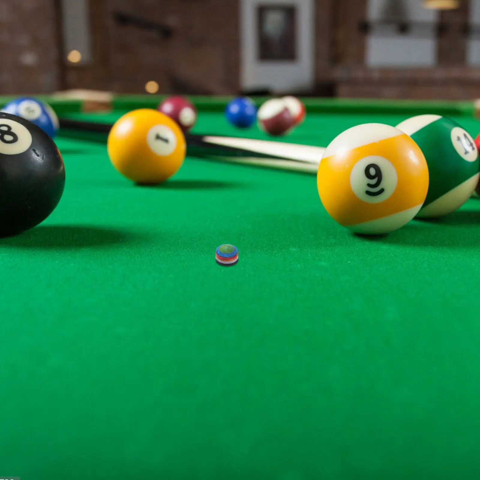 

Soft Rubber Pool Cue Tips Replacement Pre Shaped Vibrant Design for Small Large Tip Cues Improved Shot Control Durability Pool