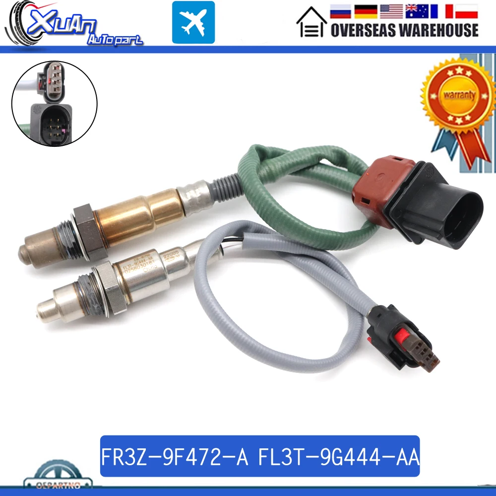 FR3Z-9F472-A FL3T-9G444-AA Front Rear Air Fuel Ratio Lambda O2 Oxygen Sensor For Ford Mustang 2015-2016 2.3L MT82