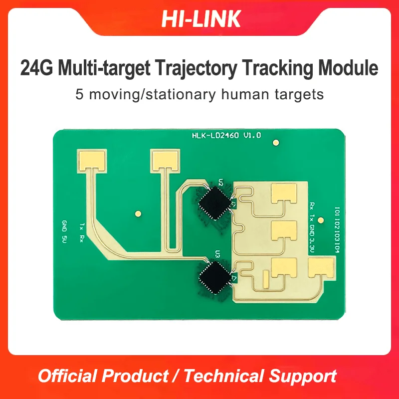 New People Counting LD2460 Smart Home Human Presence Tracking Sensor Motion Ranging Module HLK-LD2461