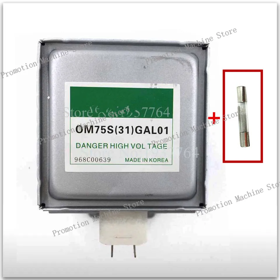 Magnetron OM75S(31)GAL01 para horno microondas Samsung, piezas de repuesto para microondas, se envía con fusible.