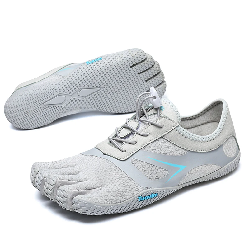 Five Toe Barefoot Shoes Hiking Wading Shoes Breathable Minimalist Fitness Training Footwear Men's Women's Anti-Slip Squat Shoes