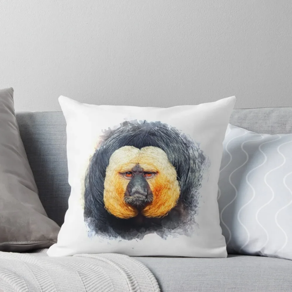 White-faced saki monkey Throw Pillow Elastic Cover For Sofa Pillow Covers Decorative Decorative Cushions For Luxury Sofa Pillow