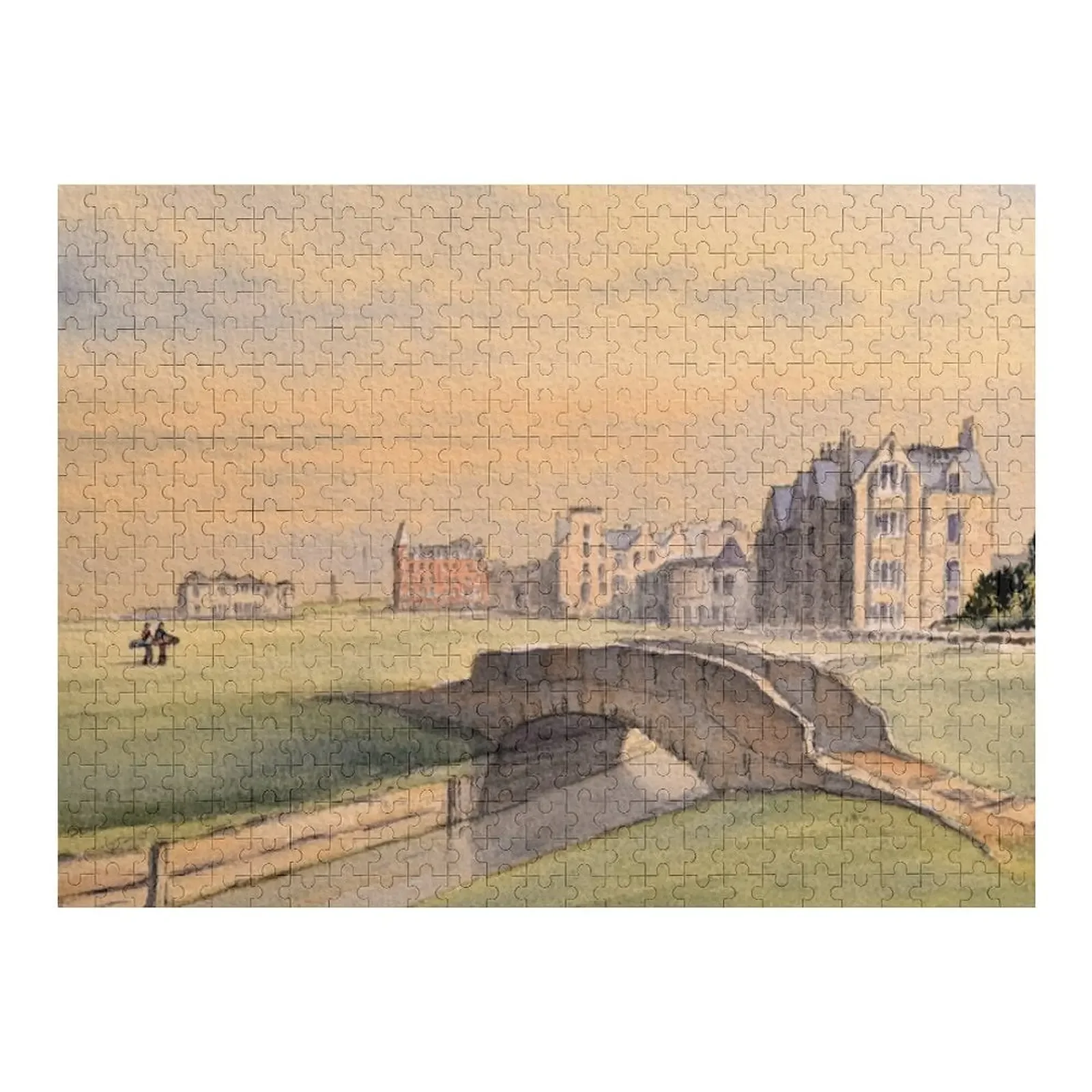 

The greatest golf course in Scotland. Jigsaw Puzzle Personalized Child Gift Custom Name Wood Puzzle