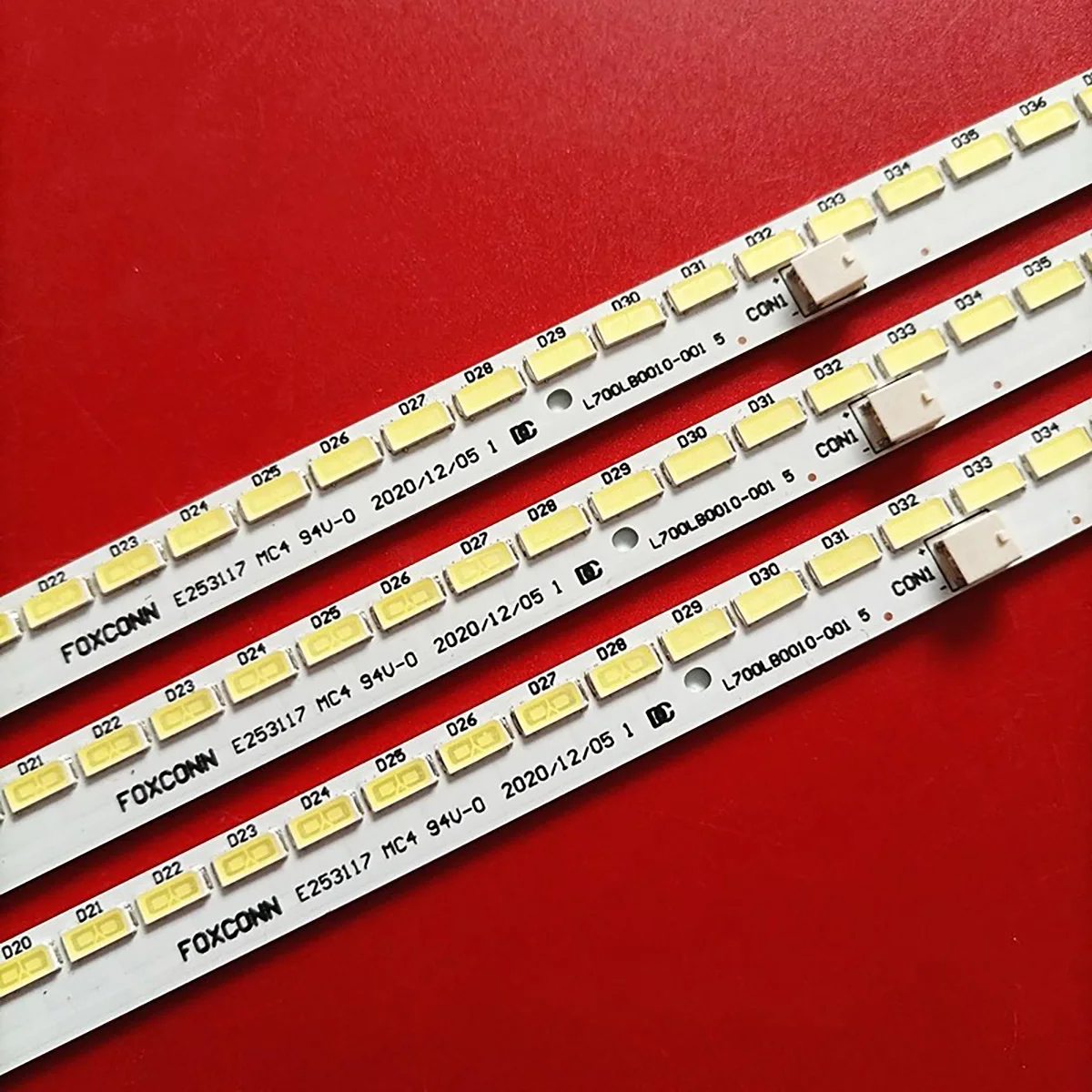 4set LED Backlight Strip Bar For LeTV Max 70 L700LB0010 GK0387 01CVB058A003 JE695D3GW80T LK695D3LA18 FOXCONN L700LB0010-001