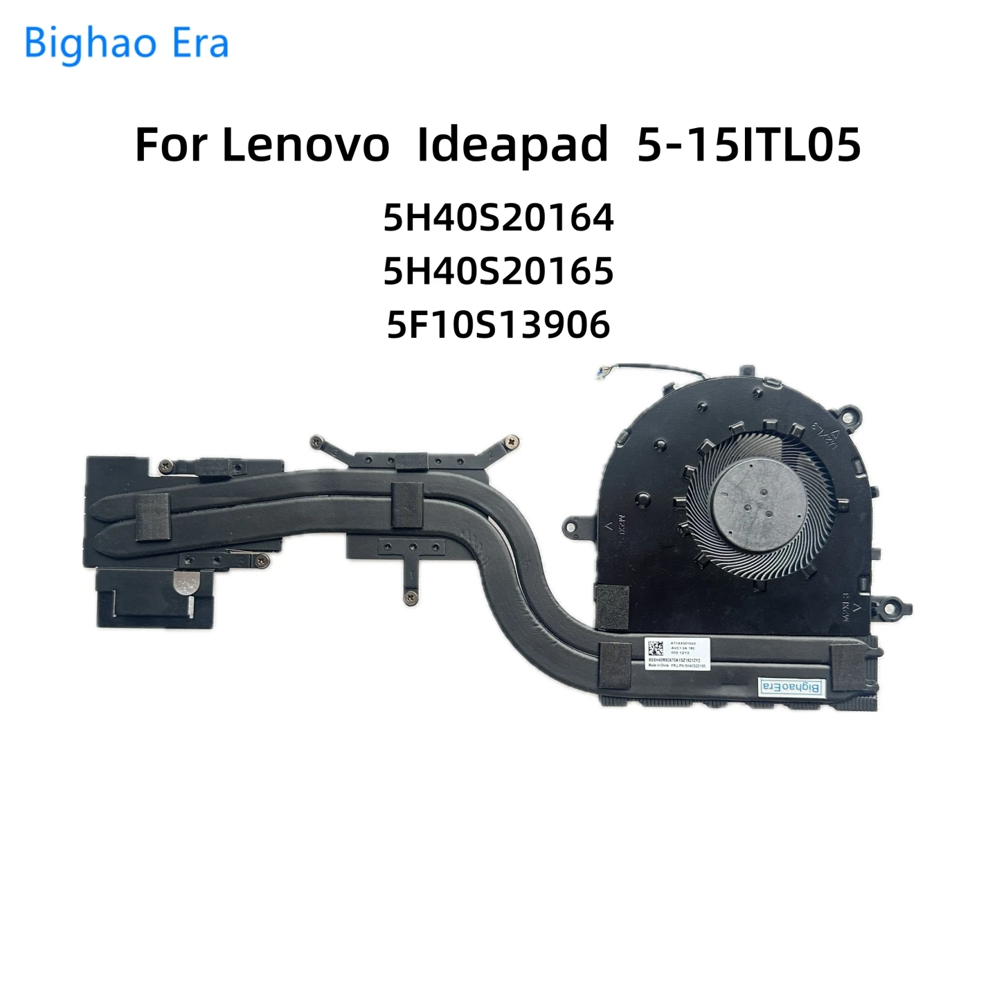 Imagem -01 - Ventilador de Refrigeração Portátil para Lenovo Ideapad 515 Itl05 Cpu Dissipador de Calor Gpu Cooler 5f10s13906 5h40s20234 5h40s20235 ventilador de refrigeracao portatil para lenovo ideapad 515 itl05 cpu dissipador de calor gpu cooler 5f10s13906 5h40s20234 5h40s20235 01