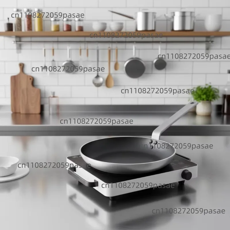 24-36Cm multi-specification 6-piece set stainless steel non-stick cookware set, universal pan and frying pan combination